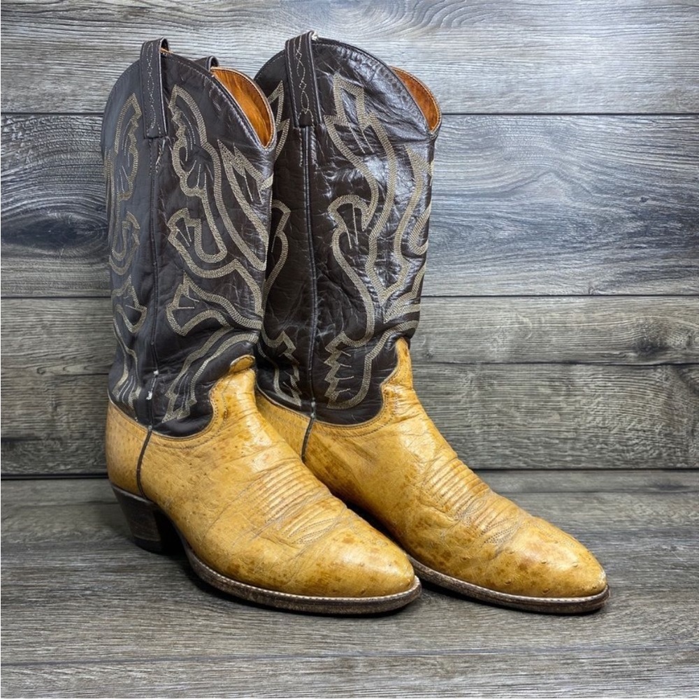 8.5D real smooth ostrich skin. J. Chisholm (old school)